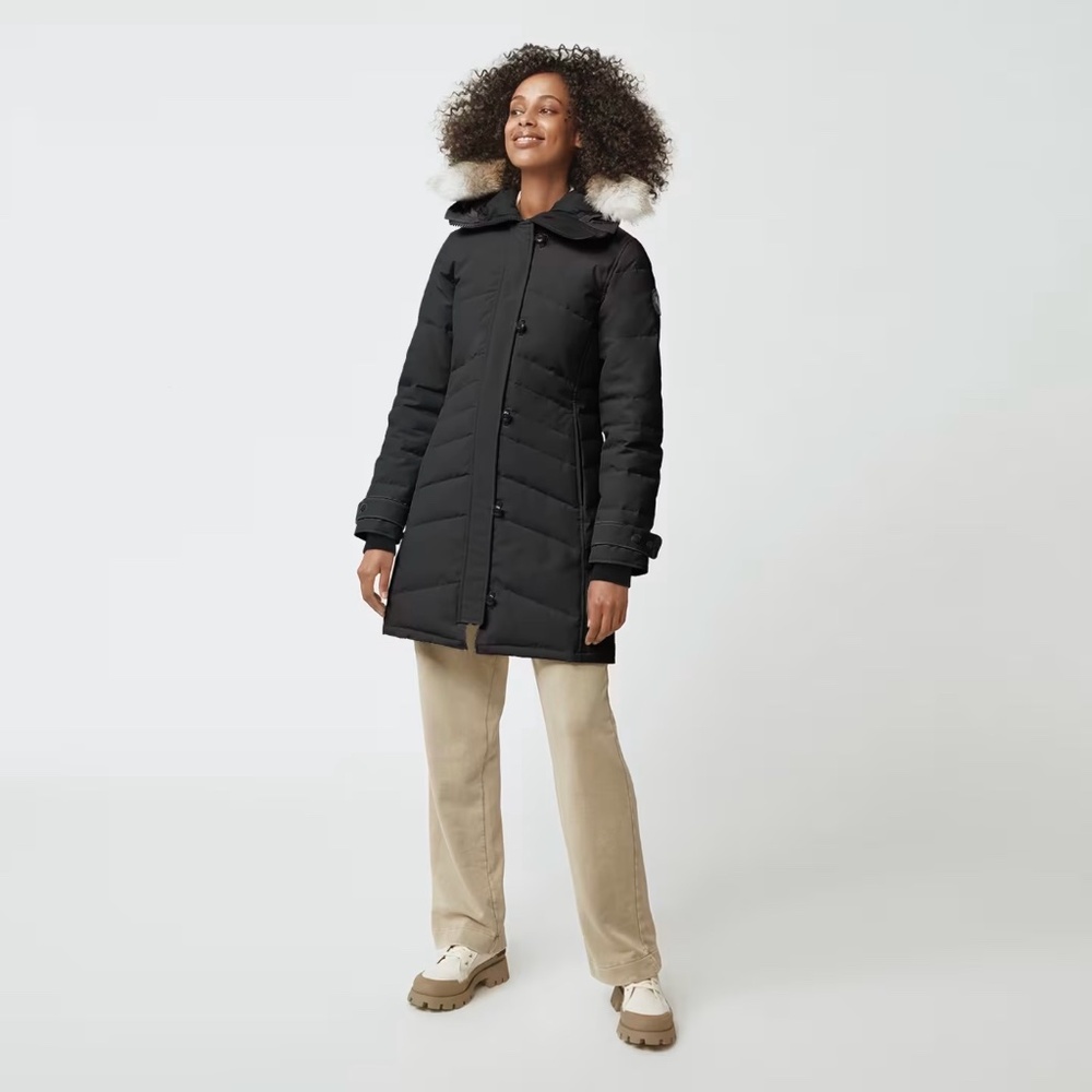 Canada Goose Lorette Parka Black Label Heritage Navy Coat